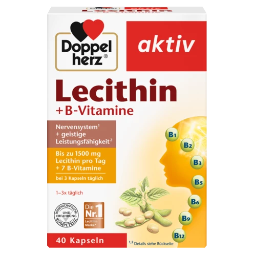 Abbildung der Produktverpackung Doppelherz aktiv Lecithin Frontansicht